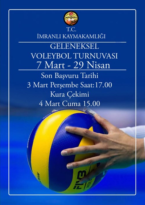 4. Geleneksel Voleybol Turnuvası Başlıyor